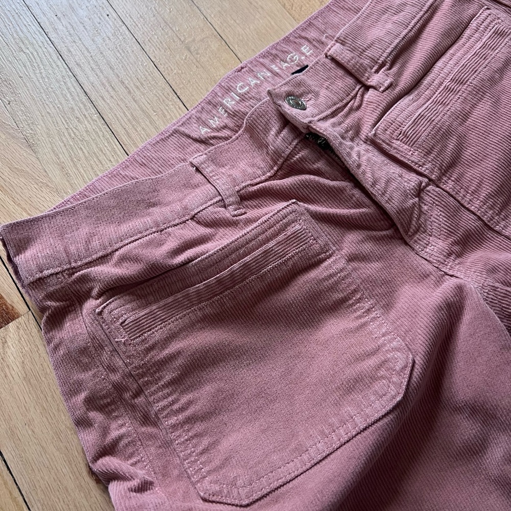 American Eagle Outfitters Dusty Rose Corduroy Pants